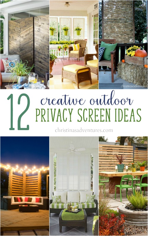 12 creative outdoor privacy screen ideas
