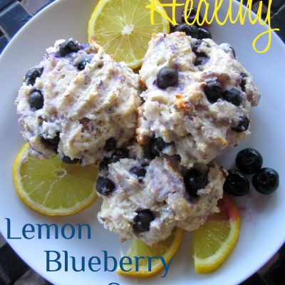 Healthy Lemon Blueberry Scones