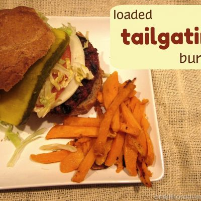 Loaded Tailgating Burgers {game day food}