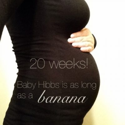 20 Weeks- halfway there!!