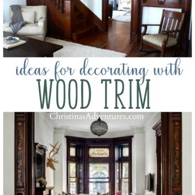 Decorating With Wood Trim {inspiration}