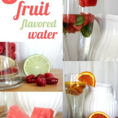 8 recipes for fruit flavored water