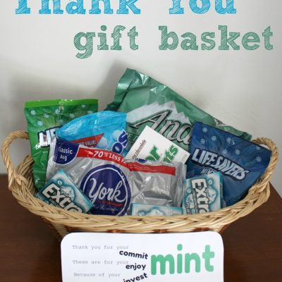 Thank you gift basket