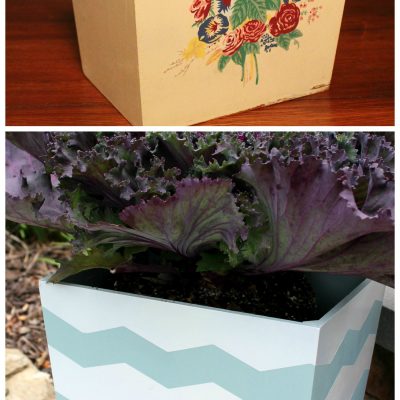 Trash Can turned Planter
