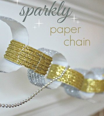 Sparkly Paper Chain