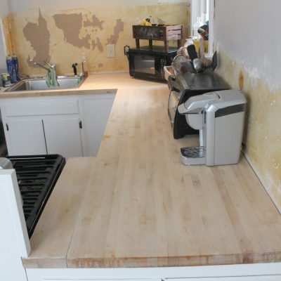 Kitchen Update: Floors, Cabinets & Countertops