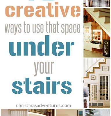 18 creative ways to use the space under your stairs