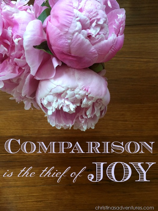 Comparison Is the Thief Of Joy