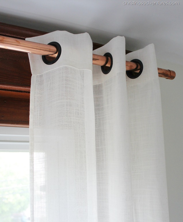 Thrifty Copper Pipe Curtain Rod, Diy Shower Curtain Rod