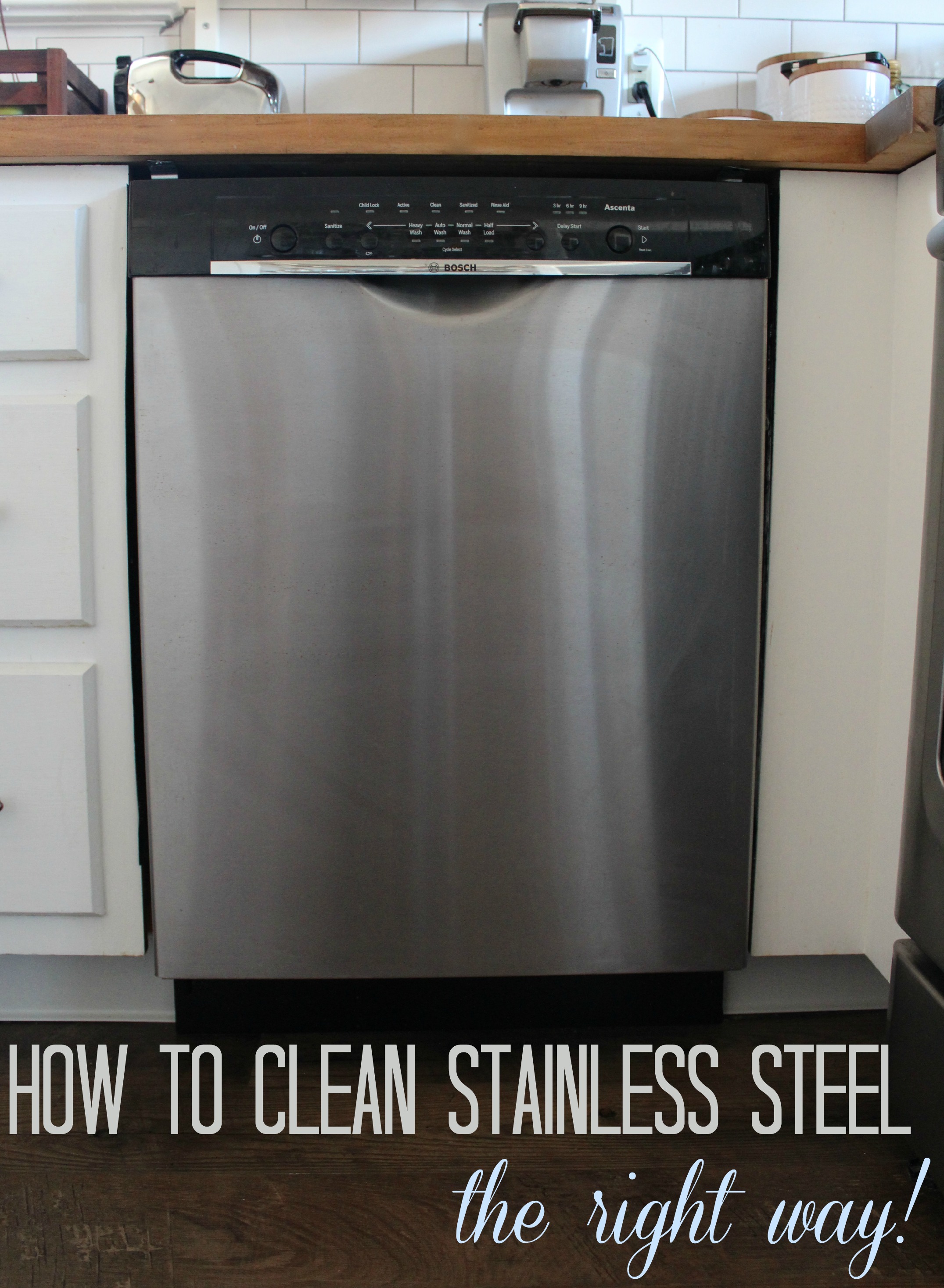 How to clean stainless steel the RIGHT way {and a giveaway!}