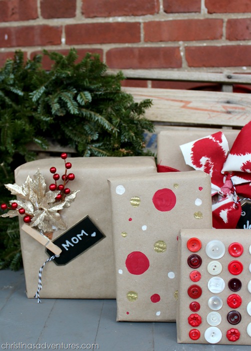 Great ideas for wrapping Christmas gifts