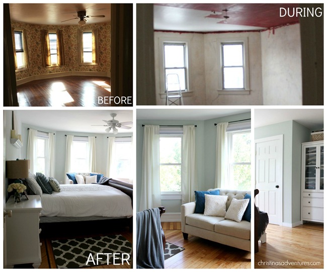 Before and After Bedroom Makeover