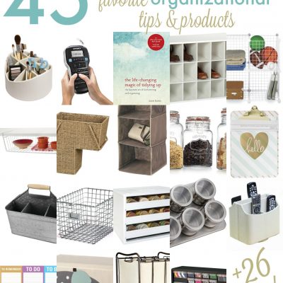45 bloggers share their favorite ways to organize + a $375 Amazon gift card giveaway!