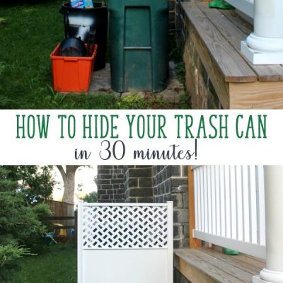 How to hide your trash can in 30 minutes