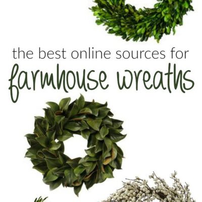 The best places to find farmhouse wreaths online