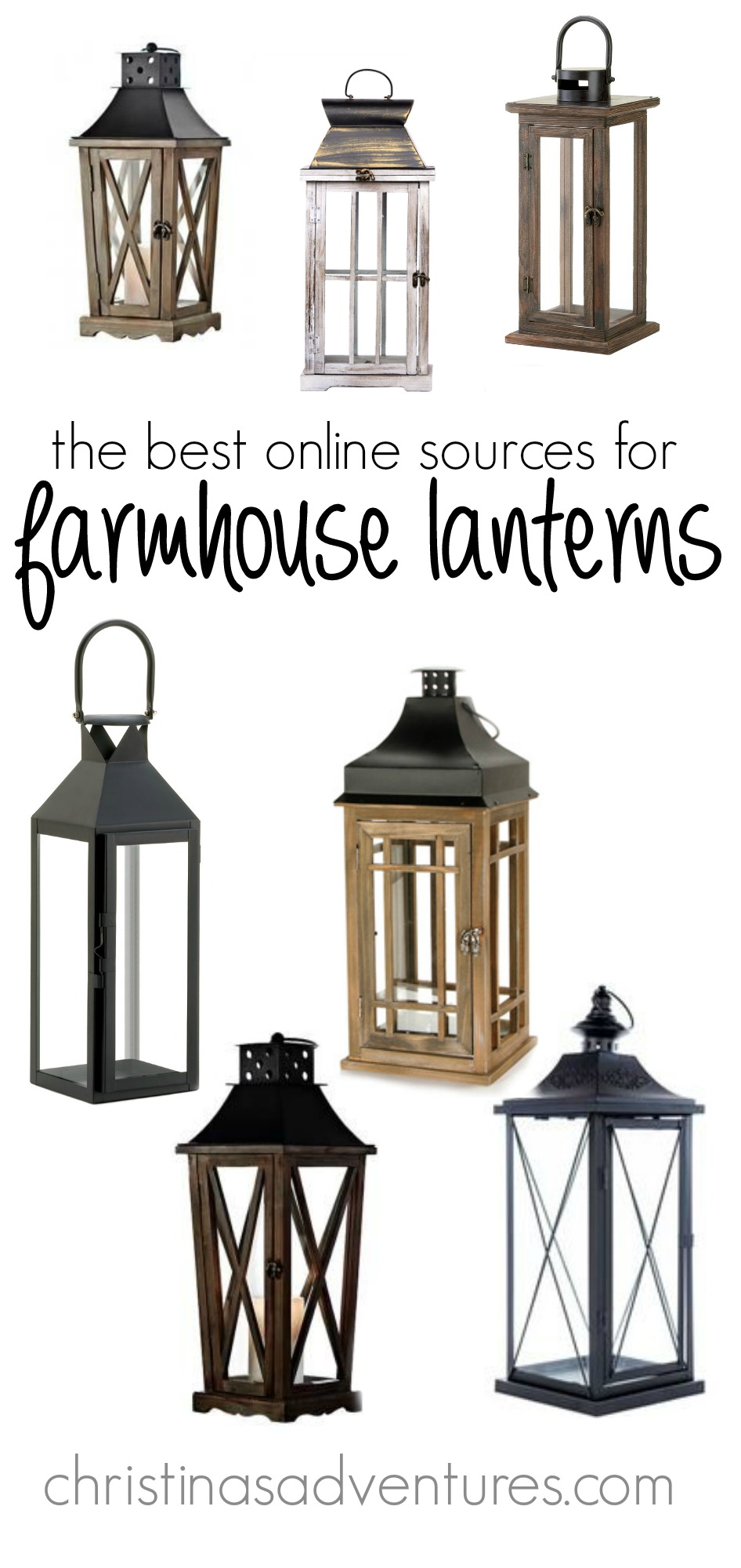 The best places to find farmhouse lanterns online