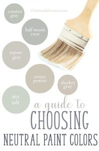 Choosing neutral paint colors - Christina Maria Blog