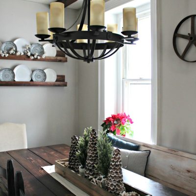 Farmhouse kitchen chandelier