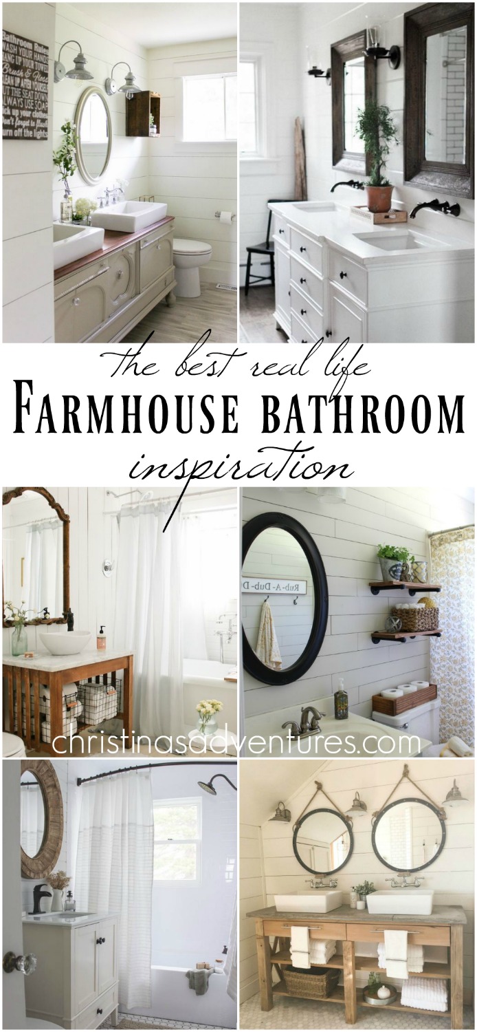 Farmhouse Bathroom Inspiration - Christina Maria Blog