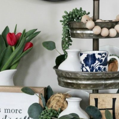 How to style a tiered tray