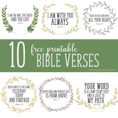 Free printable Bible verses