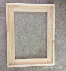 DIY wood framed bathroom mirror - Christina Maria Blog