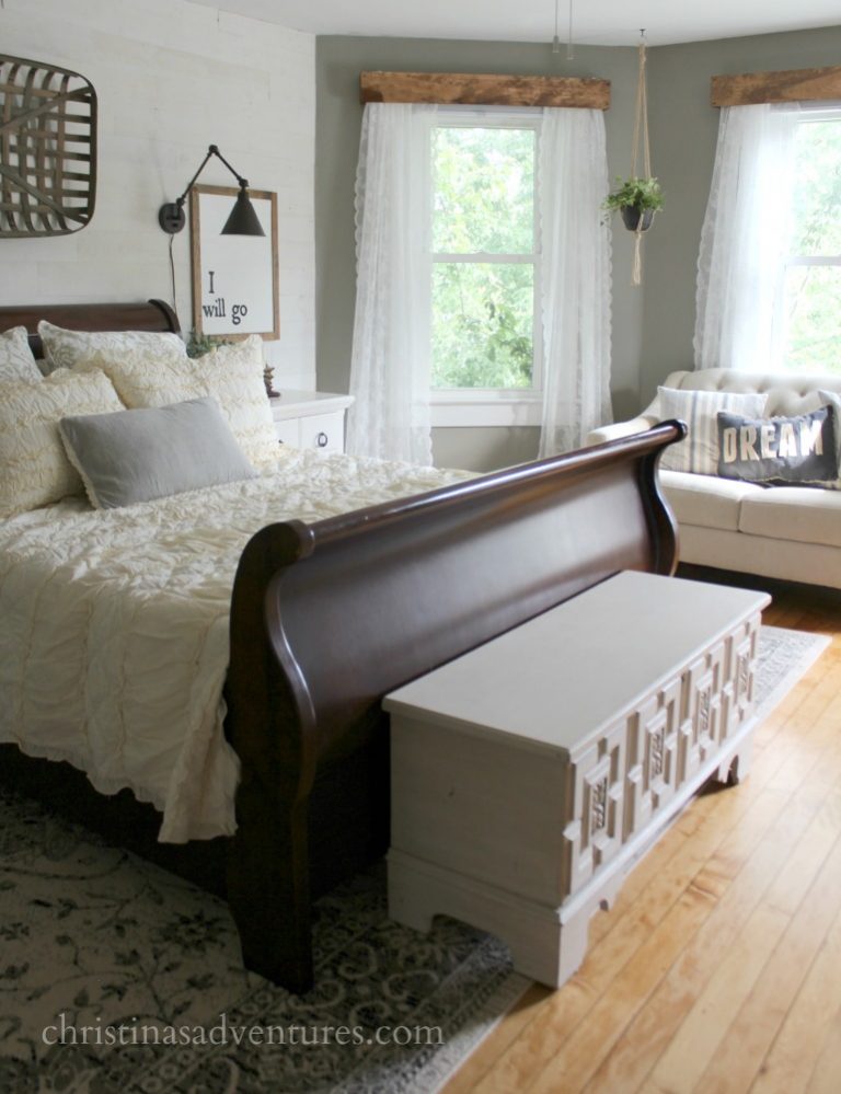 Painted cedar chest - Christina Maria Blog