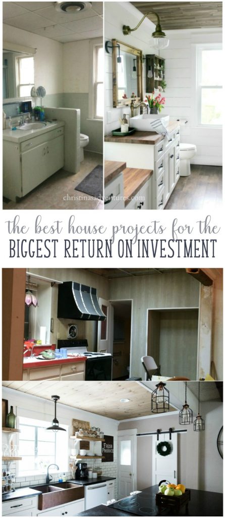 the best house projects for the biggest ROI