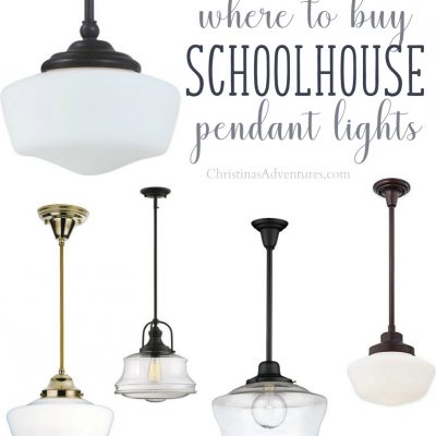 Where to buy schoolhouse pendant lights