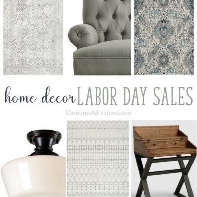 Labor Day Sales for home decor