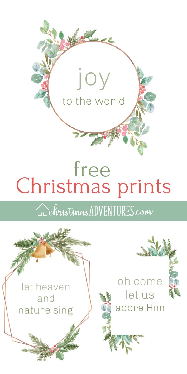 Simple FREE Christmas prints - Christina Maria Blog