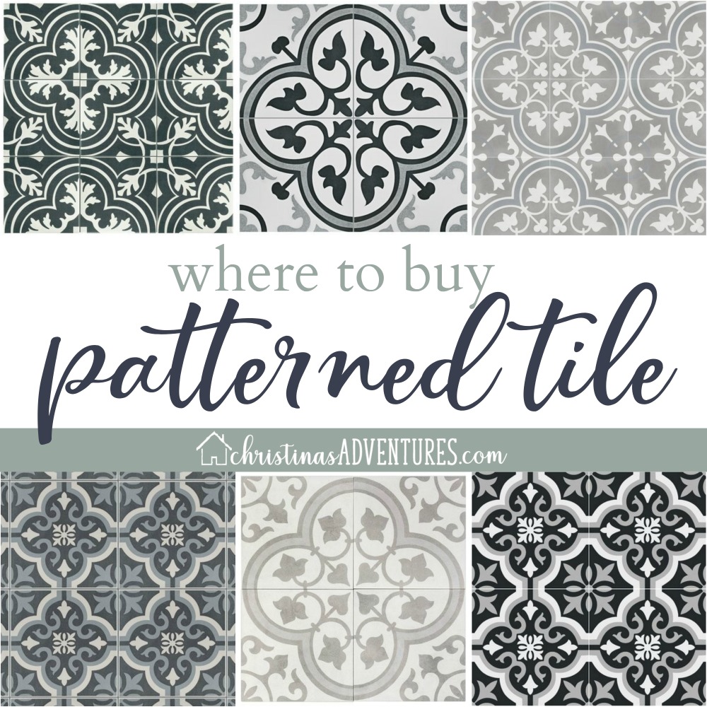 Where to buy patterned tile online - Christina Maria Blog