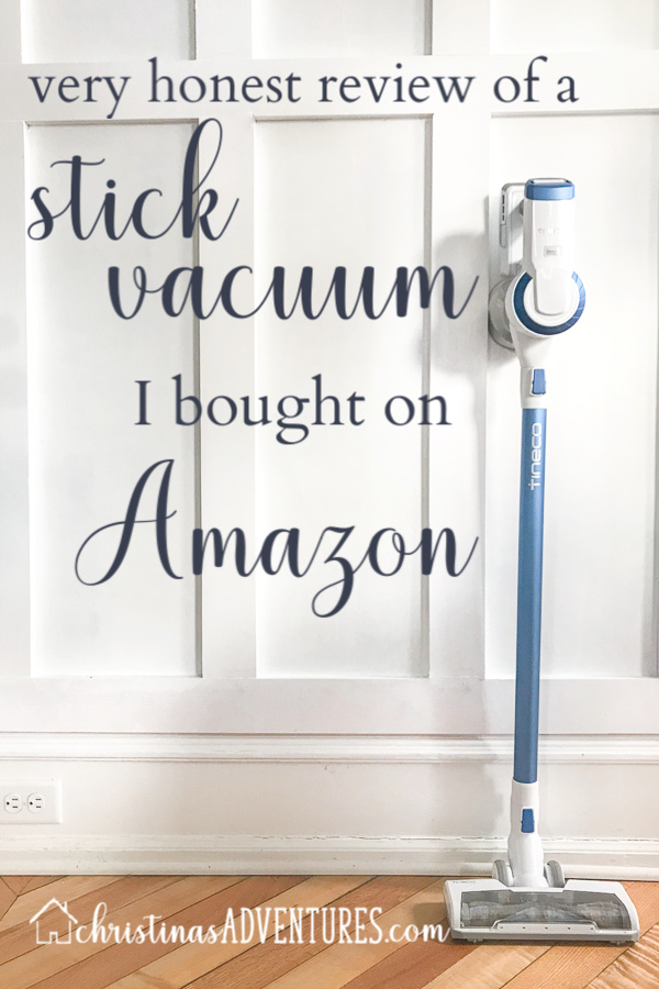 review of a stick vacuum from Amazon