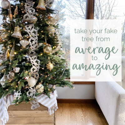 How to make a fake tree look amazing