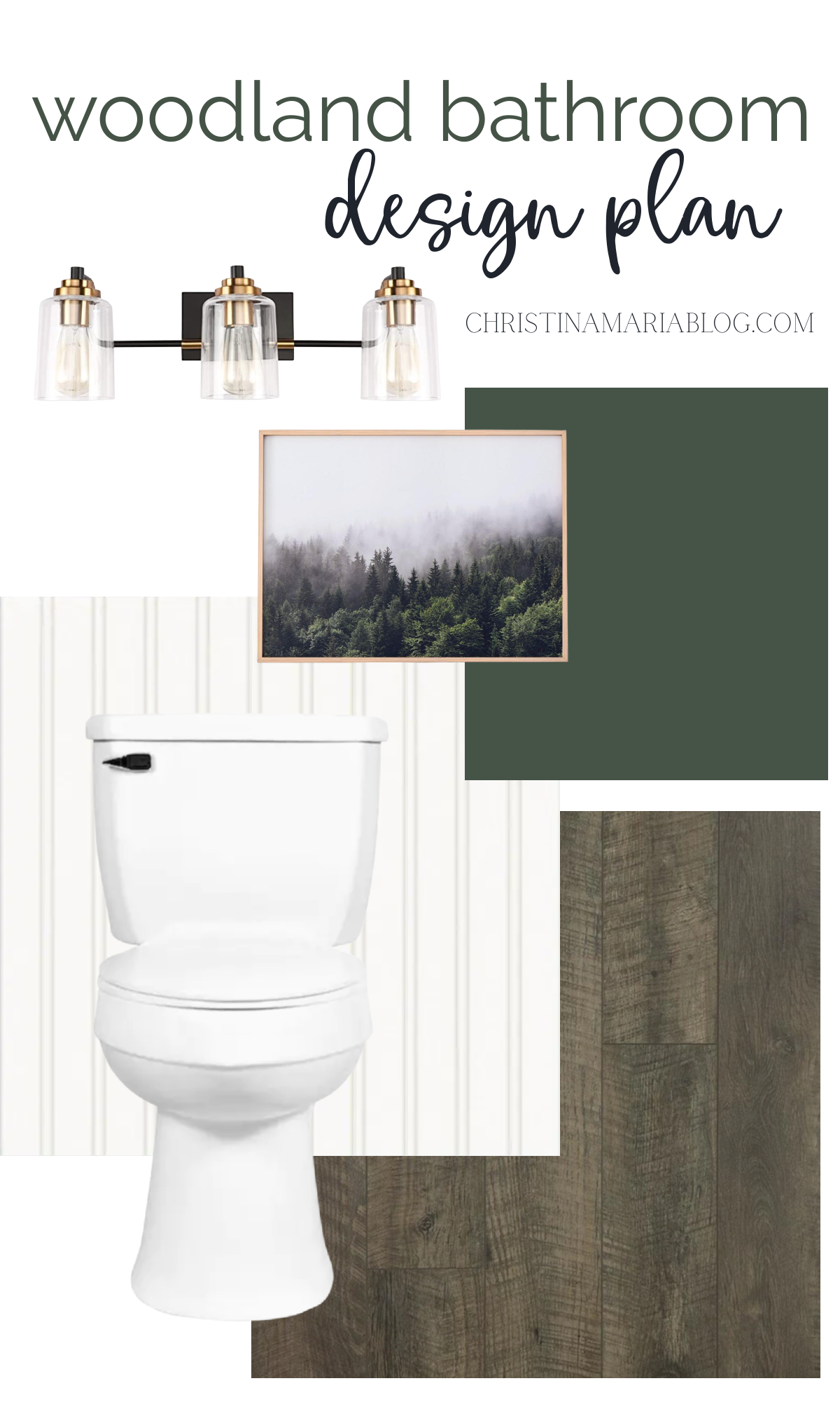 woodland bathroom design