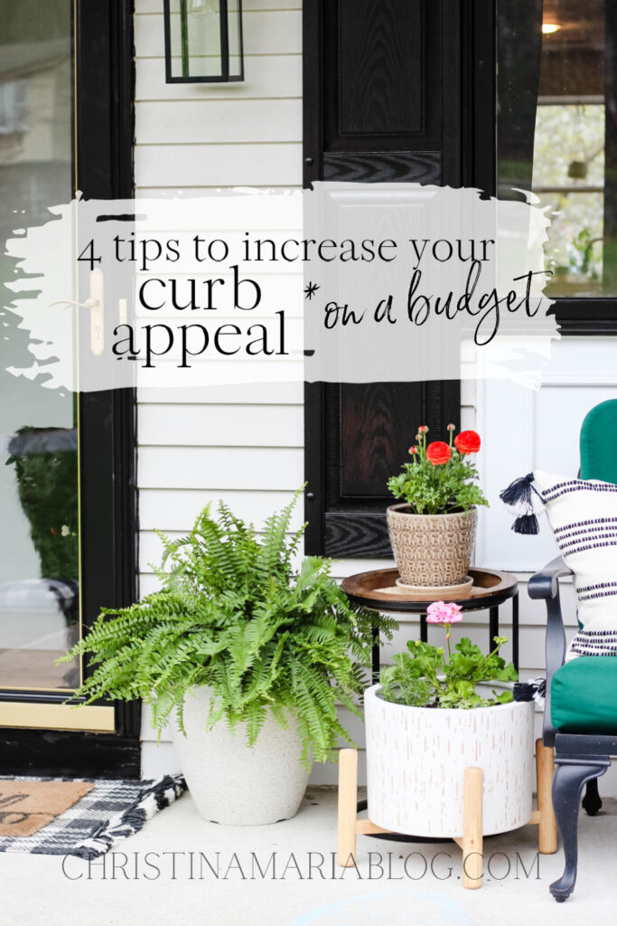 increase curb appeal on a budget