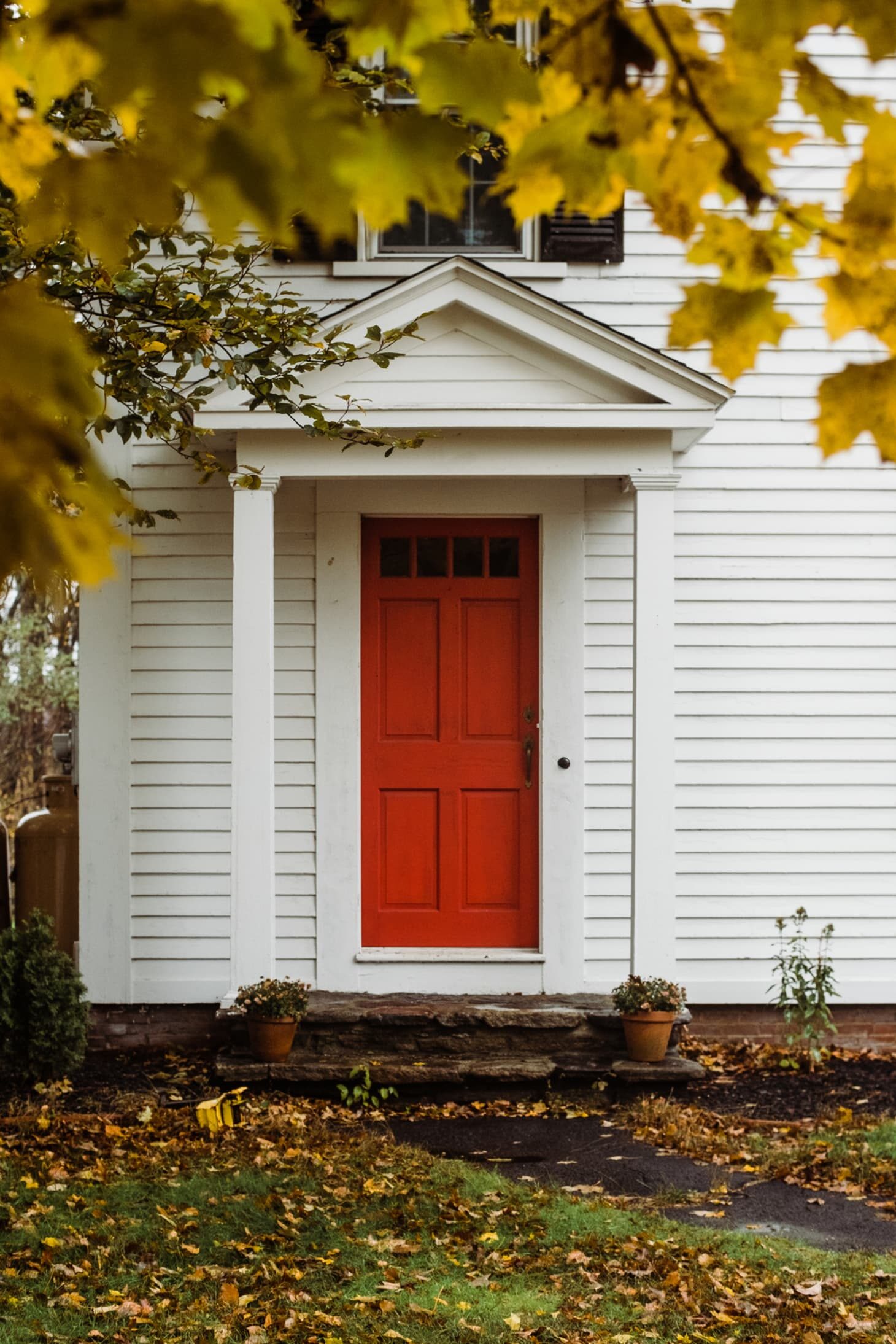 Red front door design ideas + inspiration - Christina Maria Blog