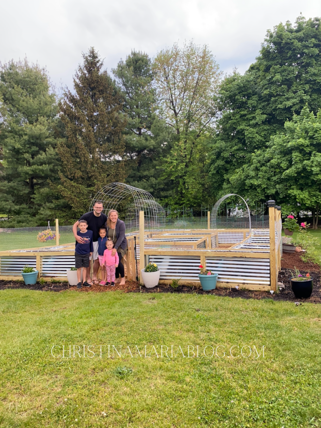 DIY raised garden bed build