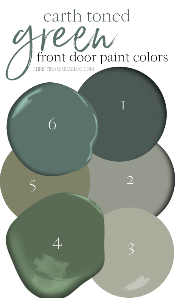 earthy green paint colors
