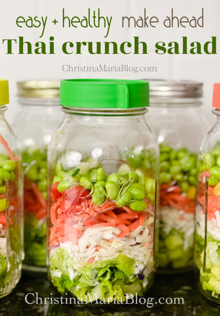 easy healthy Thai crunch salad