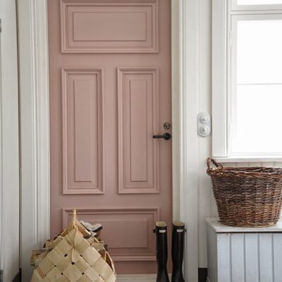Understated Pink Front Door Inspiration and paint colors to try