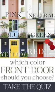 Which color front door is right for me? Take the free quiz and find out ...