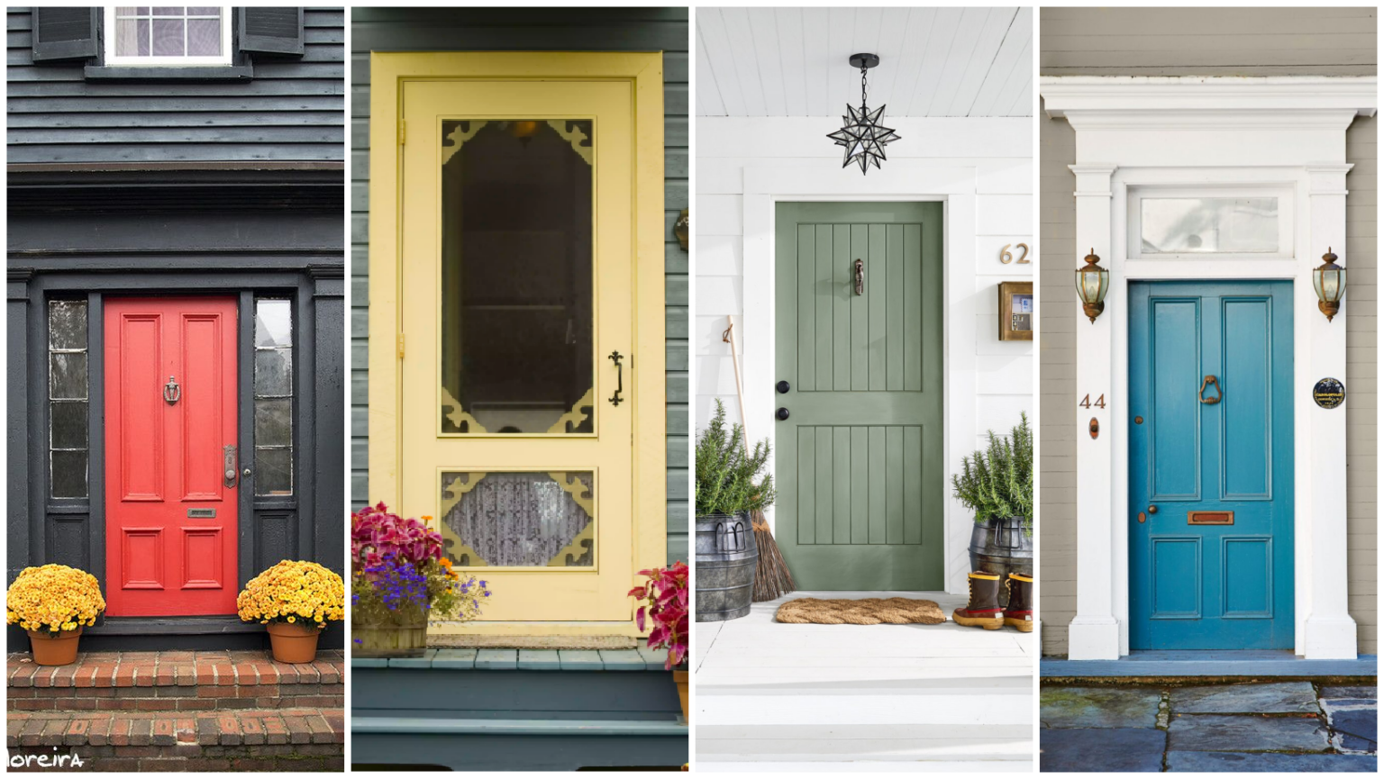 Neutral front doors : inspiration + paint colors to try - Christina ...