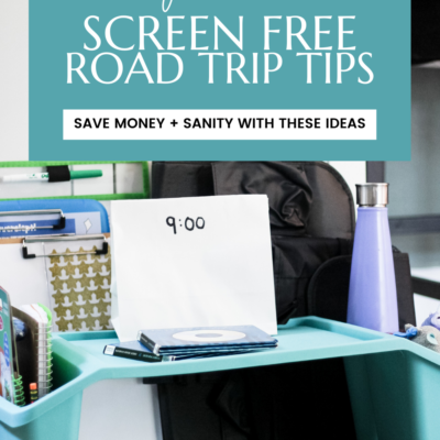screen free road trip tips