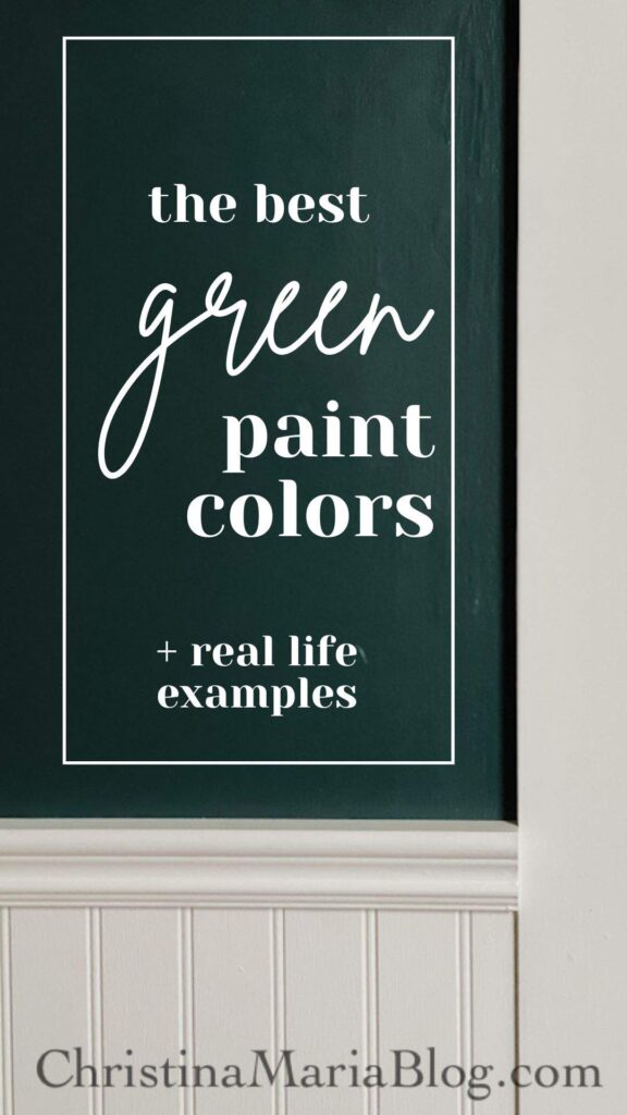 best green paint colors