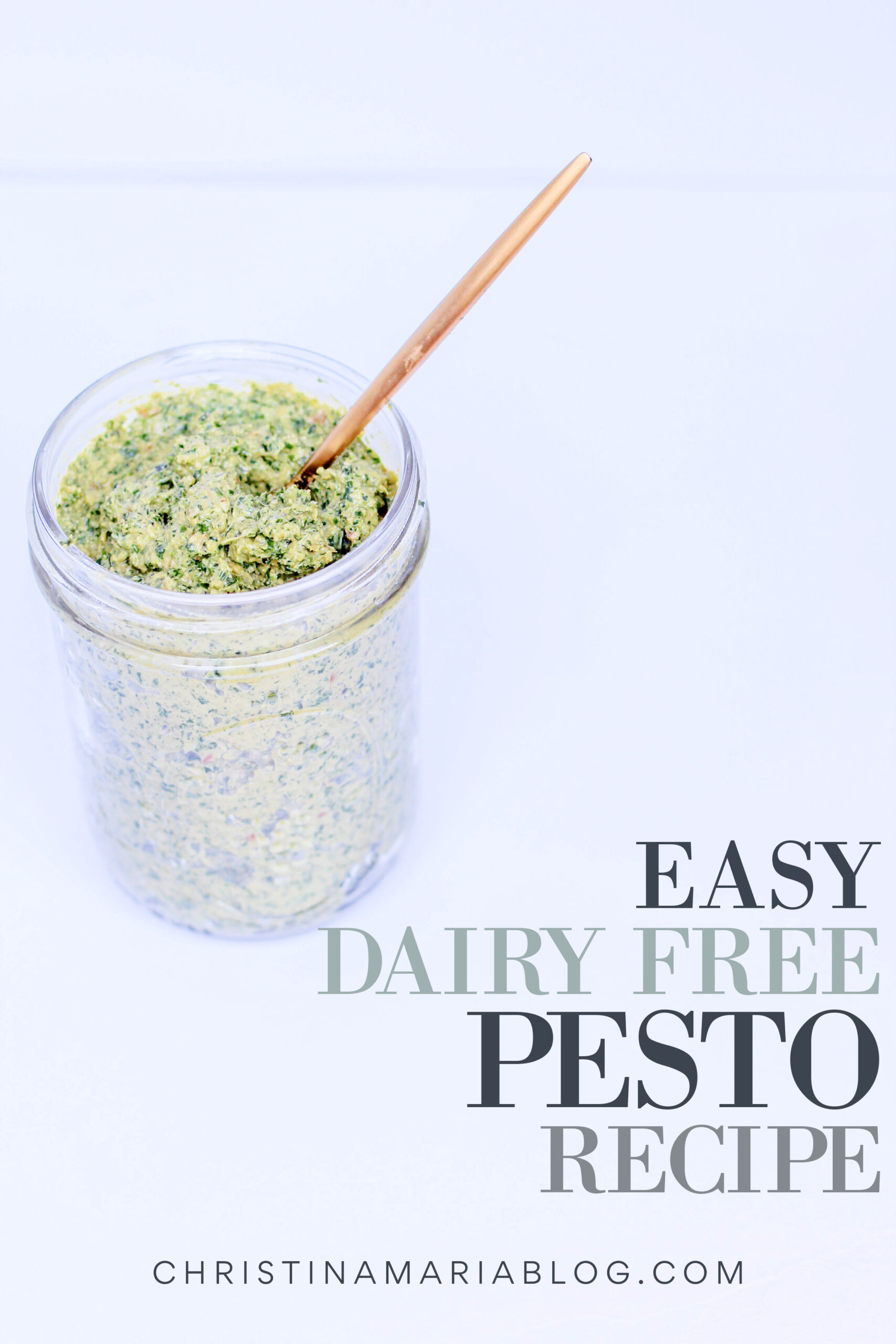 easy dairy free pesto recipe