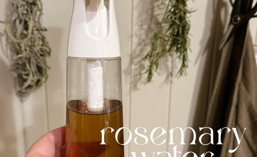 rosemary water for healthy hair