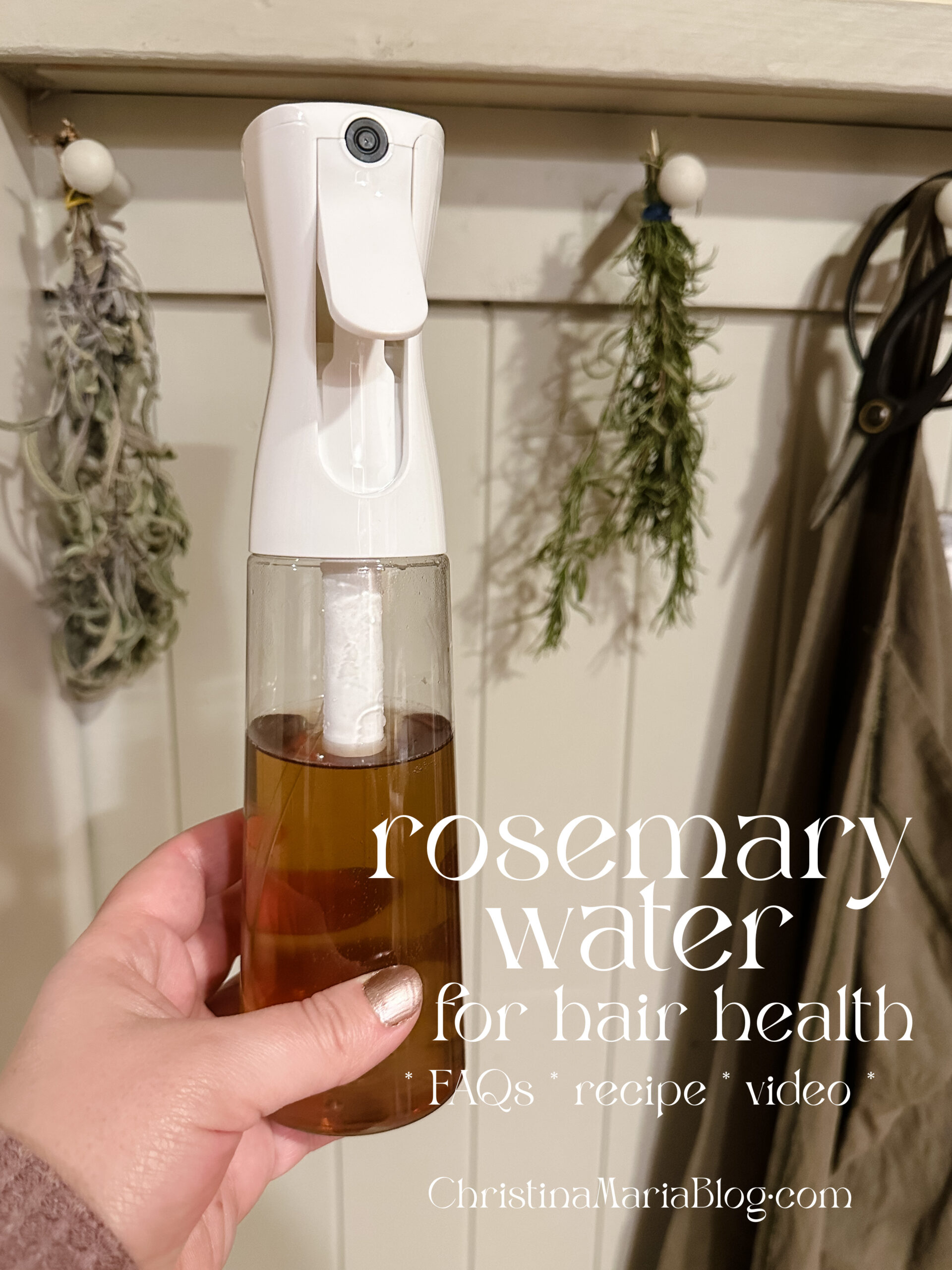 rosemary water for healthy hair