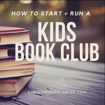 How to start a book club for kids