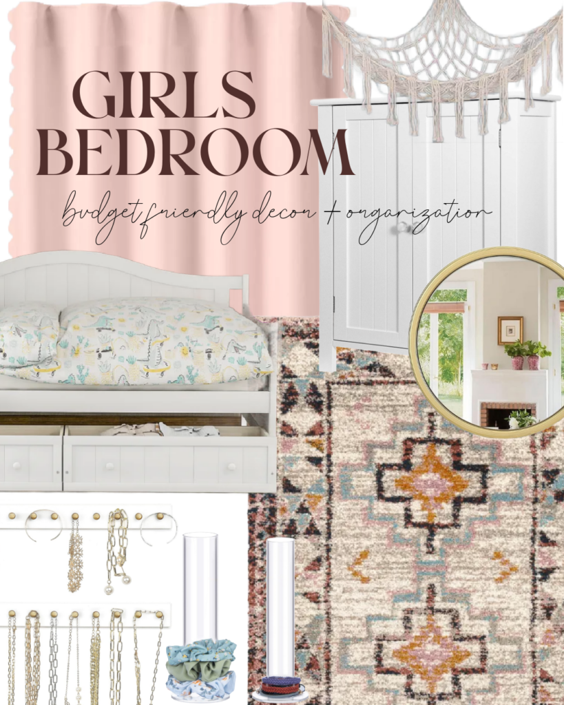 Small girls bedroom organization ideas